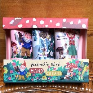 Heathcote & Ivory Nathalie Lete handcream gnome mushroom holiday trio